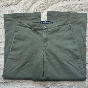 Hollister High Rise Culotte Wide Leg Crop Pant